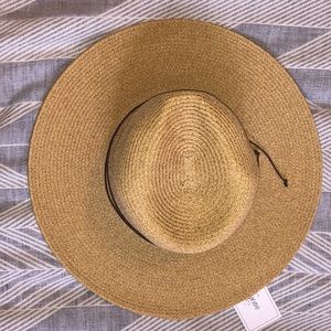 Carly Jean Los Angeles woven wide brim hat
